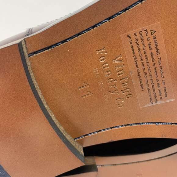 Vintage Foundry Co. Darwin VF1758 Chelsea Boots Men\'s 10 Brown Pull On‎ S0676 main image 4